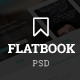 FlatBook - Flat Ebook Selling Landing Page PSD - ThemeForest Item for Sale