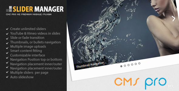 Slider Manager - CodeCanyon Item for Sale