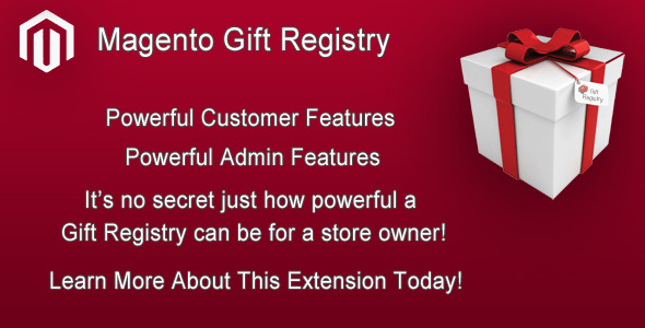 Magento Gift Registry Extension - CodeCanyon Item for Sale