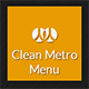 Clean Metro Menu - CodeCanyon Item for Sale