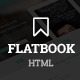 FlatBook - Flat App &amp; Ebook Selling Landing Page - ThemeForest Item for Sale