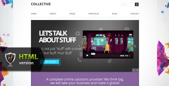 Collective - Professional HTML Theme - Business Corporate