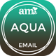 Aqua - Corporate Flat Email Template - ThemeForest Item for Sale