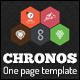Chronos - One page responsive template - ThemeForest Item for Sale