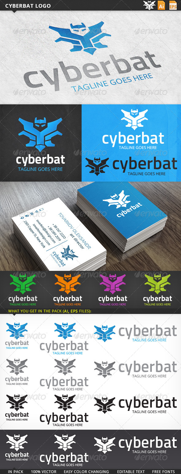 Cyberbat Logo (Animals)