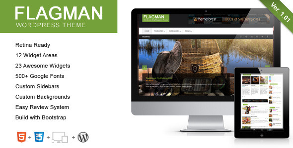 Flagman - Retina Responsive News WordPress Theme