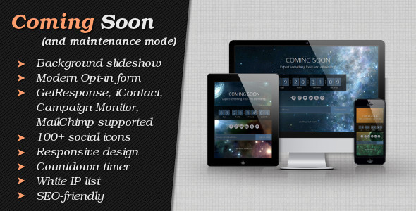 Coming Soon and Maintenance Mode - CodeCanyon Item for Sale