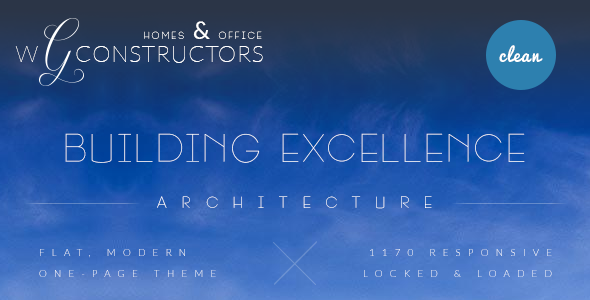 Constructors - One Page Architecture PSD Theme - Business Corporate