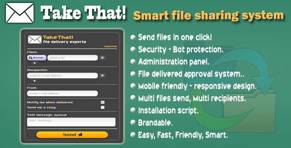 TakeThat! file sharing system - CodeCanyon Item for Sale