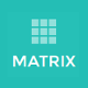 Matrix Masonry Bootstrap 3 Retina HTML Template - ThemeForest Item for Sale