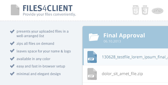 Files 4 Client - Advanced Directory Index - CodeCanyon Item for Sale