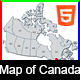 Responsive Map of Canada - HTML5 - CodeCanyon Item for Sale