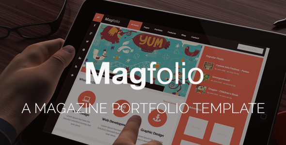 Magfolio - Responsive Magazine Blog Site Template - Portfolio Creative