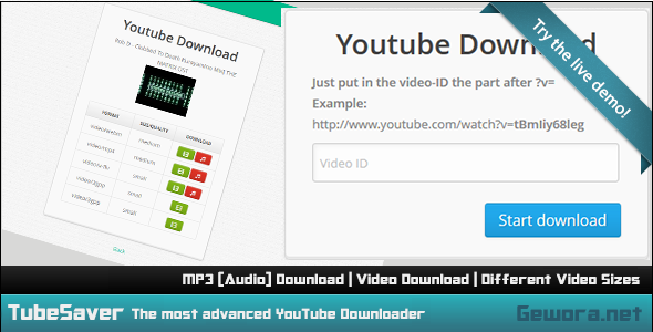 TubeSaver - The Most Advanced YouTube Downloader - CodeCanyon Item for Sale