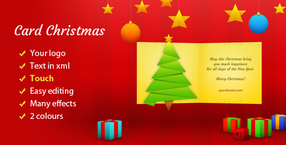 Christmas Card with Many Effects - CodeCanyon Item for Sale