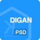 Digan - Multi-Purpose PSD Template - ThemeForest Item for Sale