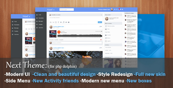 Next Theme for phpDolphin - CodeCanyon Item for Sale
