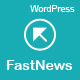 Fast News- Stylish WordPress Theme - ThemeForest Item for Sale