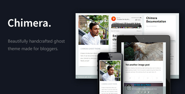 Chimera - Clean Responsive Ghost Theme - Ghost Themes Blogging