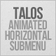 Talos - Animated Horizontal Submenu - CodeCanyon Item for Sale
