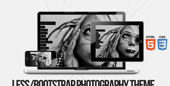 2k - One-Page LESS/Bootstrap Photography, Portfolio Template - Photography Creative