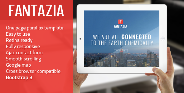 Fantazia - Multi Purpose Bootstrap Retina One Page - Creative Site Templates