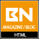 BritaNews - Animated HTML5 &amp; CSS3 News/Magazine - ThemeForest Item for Sale