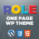 Role | One Page Responsive Portfolio Theme - ThemeForest Item for Sale