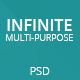 Infinite - Portfolio PSD Template - ThemeForest Item for Sale