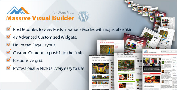 Massive Visual Builder for WordPress - CodeCanyon Item for Sale