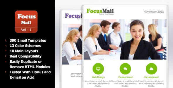 FocusMail - Multipurpose Email Template