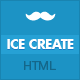 ICE Create - Responsive One Page HTML Template - ThemeForest Item for Sale