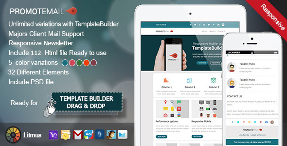 PromoteMail - Responsive E-mail Template