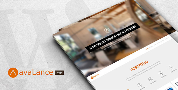 Avalance - WordPress Portfolio Website Theme