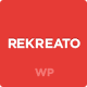 Rekreato - Responsive WordPress Theme - ThemeForest Item for Sale