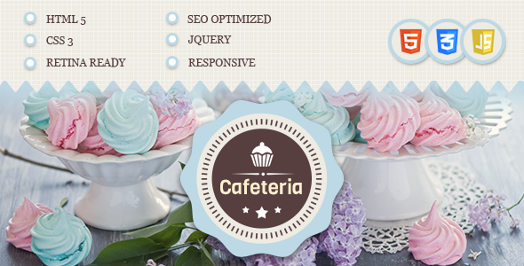 Cafeteria Responsive HTML Template