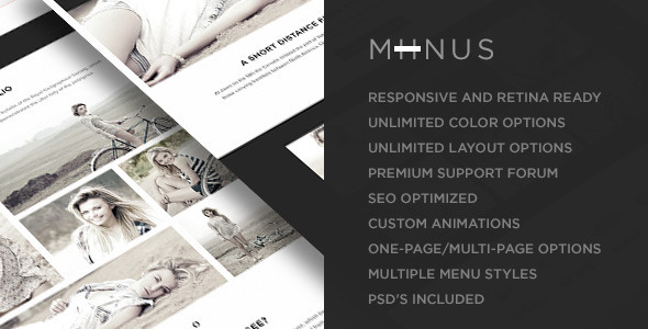 Miinus - Retina Responsive Multi-Purpose Theme - Business Corporate