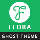 Flora - Responsive Timeline Ghost Theme - ThemeForest Item for Sale