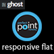 Responsive flat - Metro style ghost theme - ThemeForest Item for Sale