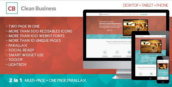 Clean Business Muse Template