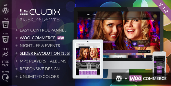 Clubix - Nightlife, Music & Events WordPress Theme - Nightlife Entertainment