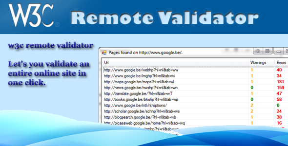 w3c remote site validator
