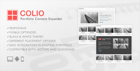 Colio - jQuery Portfolio Content Expander Plugin