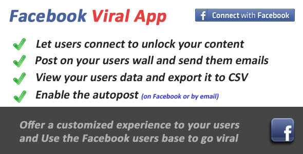 Facebook Viral and Marketing Social App - CodeCanyon Item for Sale