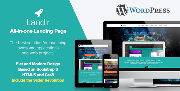 Landlr – The All-in-One Landing Page - WordPress - Marketing Corporate