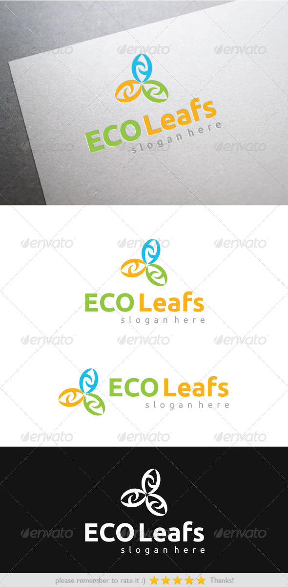 ECO Leafs - Nature Logo Templates