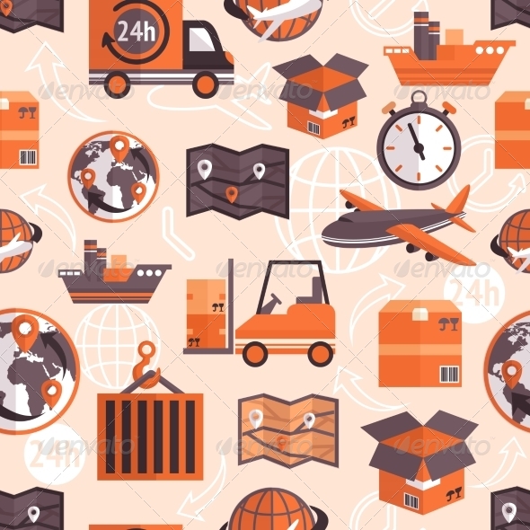 Logistic Seamless Pattern (Backgrounds)