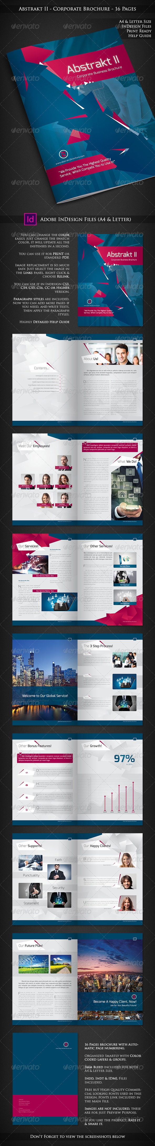Abstrakt II - Corporate Company Profile - 16 Pages - Corporate Brochures