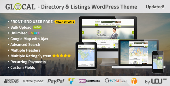GLOCAL - Directory & Listings WordPress Theme - Directory & Listings Corporate