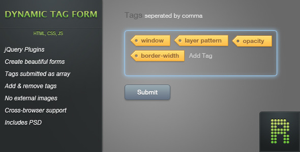 Dynamic Tag Form - CodeCanyon Item for Sale